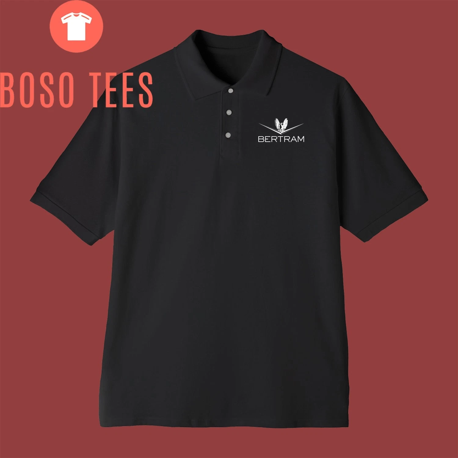 Bertram Boats Men's Printed Black Size S-3XL