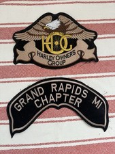 Harley Owners Group HOG Patch Set - Grand Rapids MI Capitolo - Grandi Patch