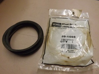 GENUINE OEM TORO PART # 99-1598 V-BELT FOR SUPER RECYCLER WALK 