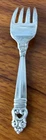 Vintage Royal Danish International Sterling Silver Baby Fork Made in USA