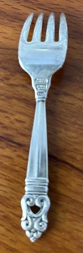 Vintage Royal Danish International Sterling Silver Baby Fork Made in USA