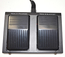 DJ Pedal - 2 BAR FLEX T FOOT SWITCH PROGRAMS  BLACKOUT