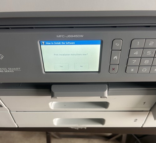 Brother MFC-J6945DW All-in-One Inkjet Printer, 11x17 Scan & Print, Wireless, Ink