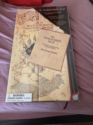 Harry Potter Marauders Map Mit Sound und Zauberstab 