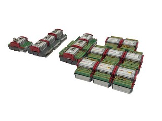 Juego de 15 módulos de E/S Berghof Cantrol Diverse zB 8x QDIO 16/16 0 5