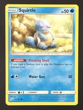Pokemon TCG Squirtle Sleeping 22/181 Regular Common SM Team Up LP Cute Card on eBay