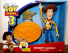 Disney Pixar Toy Story 3 Sheriff Woody Role Play Kit Woody Figure NIP R2445