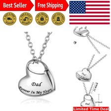 Heartfelt Cremation Urn Necklace - Secure  Stylish Keepsake for Loved Ones