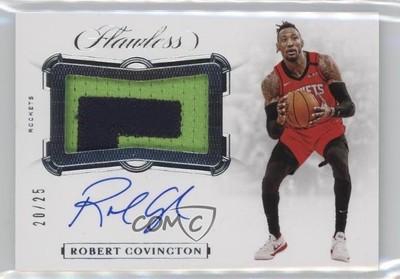 2019-20 Panini Flawless Horizontal /25 Robert Covington #HP-RCO Patch Auto