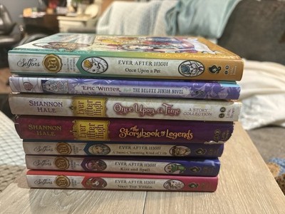 Ever After High Book Lot 11 . A School Story Series Collection #1-3+ Others HC
