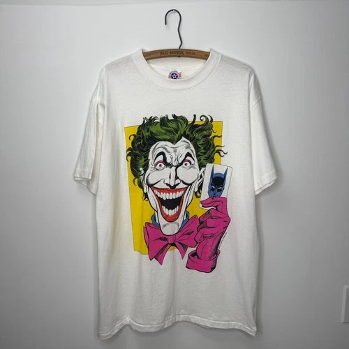 NWT Vintage 80s Batman Joker The Killing Joke DC Single Stitch Graphic TShirt XL