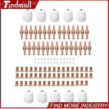 Findmall 110PCS PT31 Plasma Cutting Consumables for CUT-45 CUT-50 CT-312 MIG205