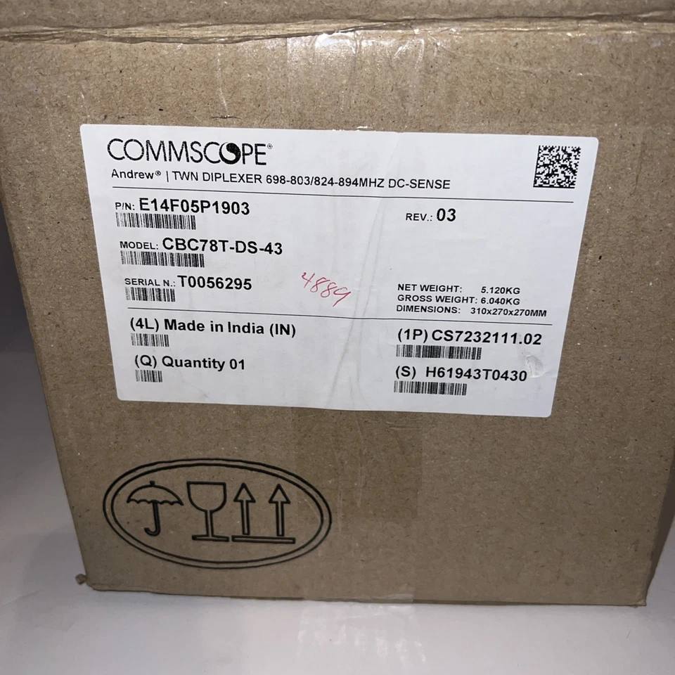CBC78T-DS-43 - Commscope Twin Diplexer 698-803/824-894 MHz DC-Sense, 4.3-10 - Изображение 2 из 4