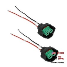 2 PCS H11 H8 881 Female Adapters Wiring Harness Sockets, Headlight  Fog Light