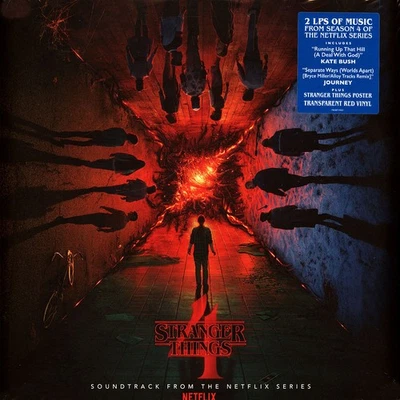 V.A. - OST Stranger Things 4 Transparent Red Vinyl  (2022 - EU - Original) - Bild 1 von 4