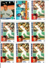 97 Card Lot ~ Wade Boggs 1984-88  ~Topps Donruss Fleer HOF Red Sox