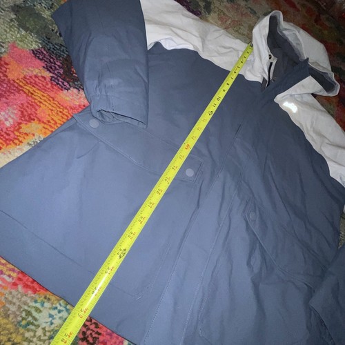 Girls REI Co-op Insulated Jacket Sz 18 Youth XL Waterproof Hood Rain Blue EUC - Picture 3 of 7