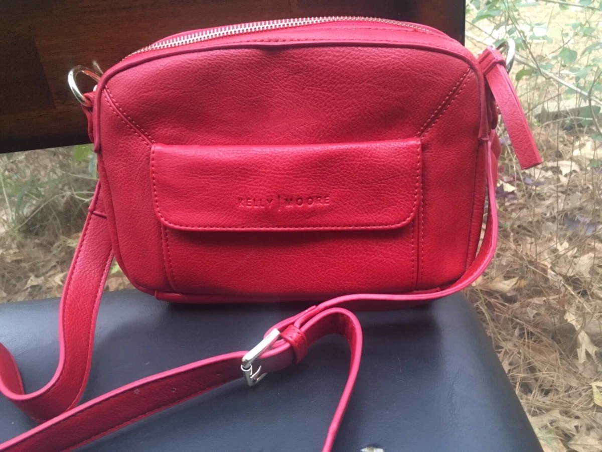 NEW WITHOUT TAGS KELLY MOORE BAG RIVERDALE RED COLOR CAMERA BAG
