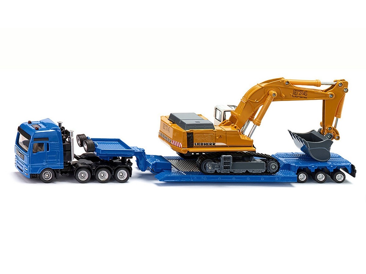 HEAVY HAULAGE TRANSPORTER & LIEBHERR 974 LITRONIC EXCAVATOR