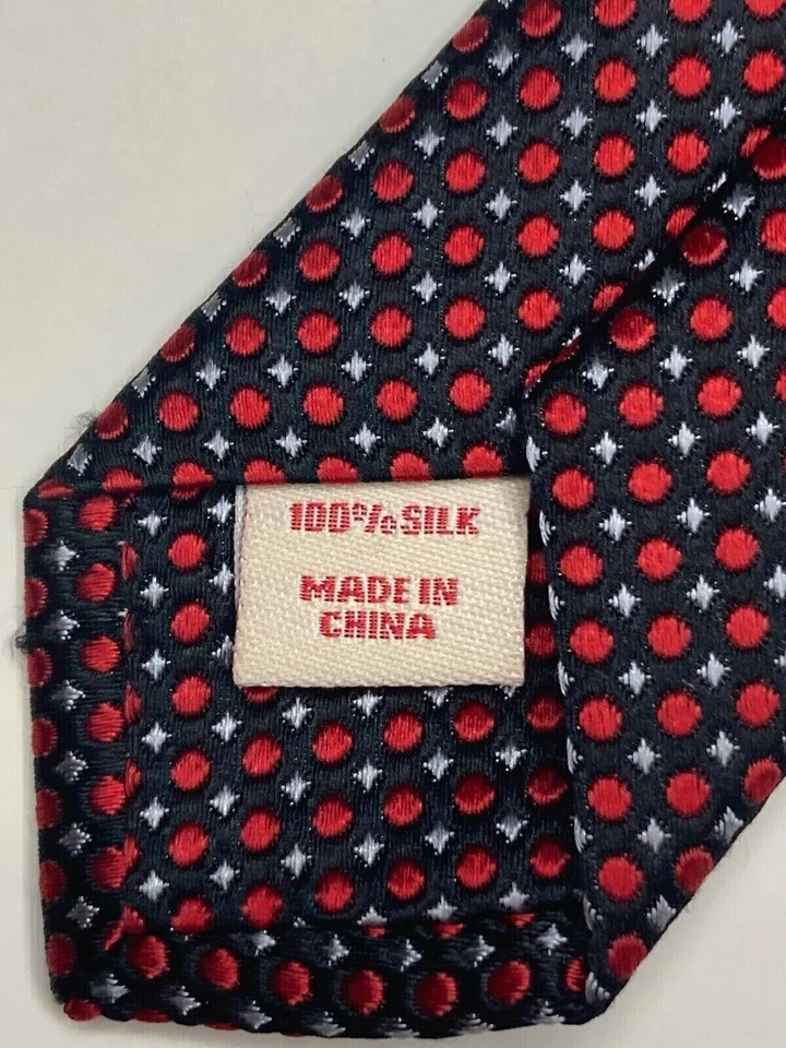 Gravata formal masculina Target 59"Lx3.5"W multicolorida - Imagem 3 de 4