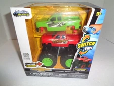 Monster Maniacs Friction Powered Chevrolet Silverado 1500 Switch "Em Trucks Seal
