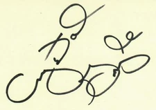 "Don't It Make My Brown Eyes Blue" Crystal Gayle Hand Signed 3X5 Card COA