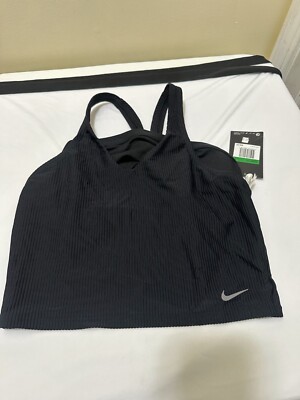Nike Women's Swimsuit Seps at Academy Sport Bra In Black NESS8322-001 Size L N69