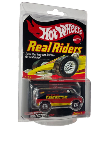 2004 Hot Wheels, Real Riders, 70's Van Flying Customs, RL Series 4, Limited, NIP - Picture 3 of 11
