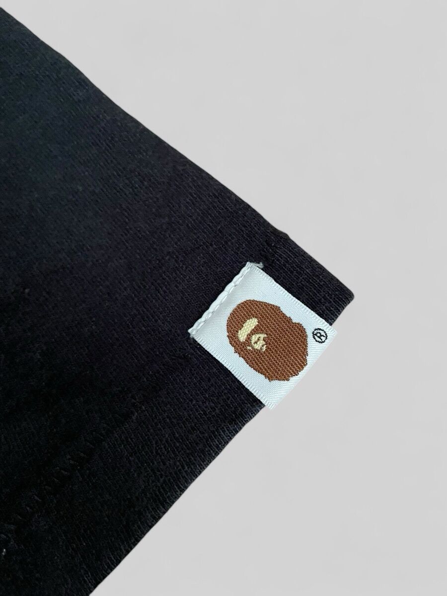 BAPE A Bathing Ape Shark Zipper Black T Shirt Graphic Purple BAPE A Bathing Ape Shark Zipper Black T Shirt Graphic Purple