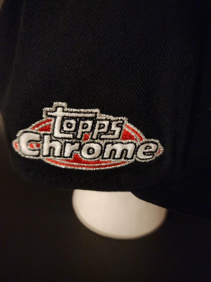 Mitchell Ness X Topps San Diego Padres Chrome Size 7 1/2 MLB Fitted Hat  - Image 4 of 4