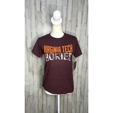 NWT Virginia Tech Hokies Maroon Size Youth Large Graphic Print T-Shirt
