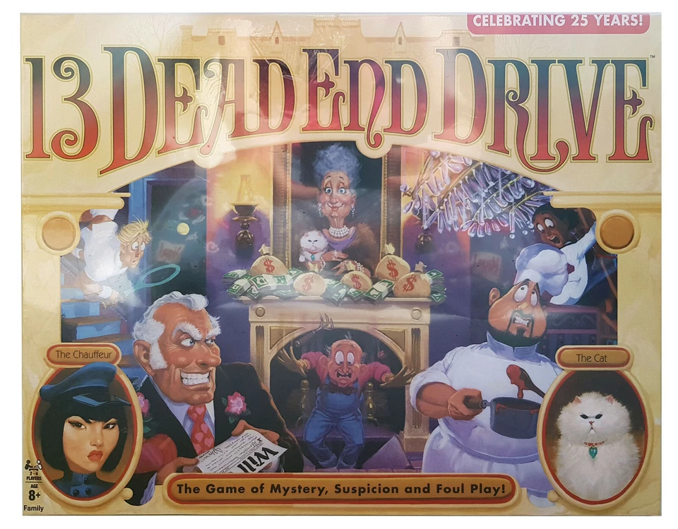 13 Dead End Drive Board Game Family Mystery Winning Moves Celebrating 25 Years - Image 2 of 4
