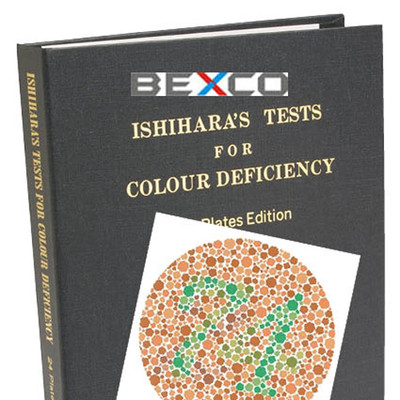 photo Ishihara Test Book 38 Plates ebay