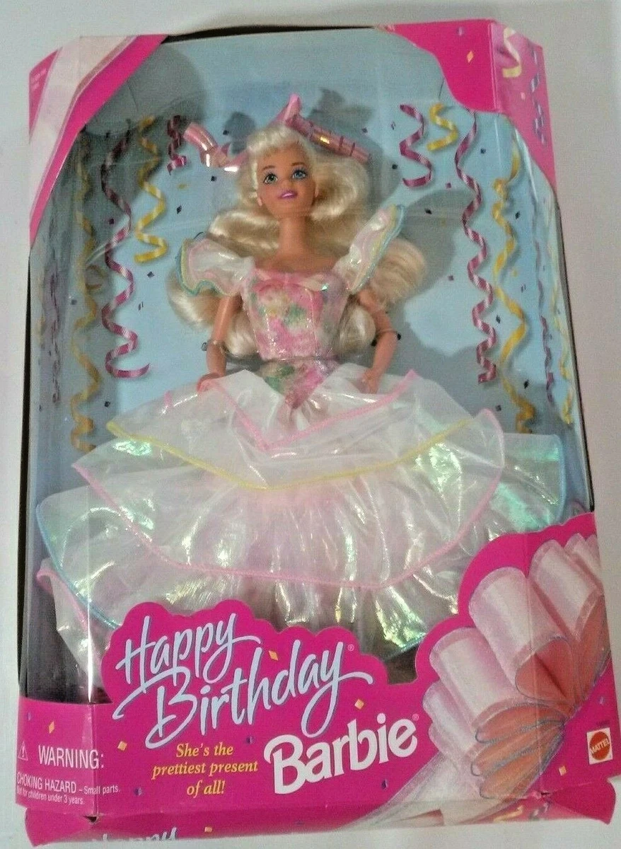 Happy Birthday Barbie Doll Figure