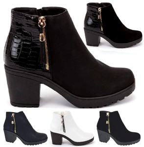 botas de tacon grueso