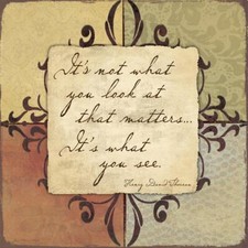Ceramic Backsplash Tile Mural Inspirational Religious - Its Not What You Look At