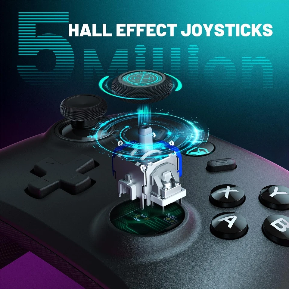 Ergonomic Wireless Gaming Controller - Enhanced Joystick Control & 15-Hour Play - Image 4 of 4