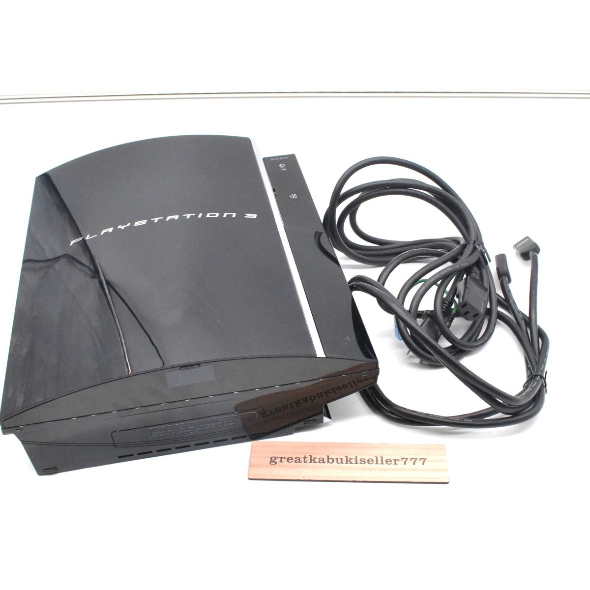 Sony PS3 PlayStation 3 Black CECHA00 60GB Used HDMI + Power Cable  