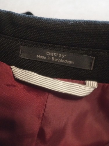 M&S Men’s Wool Jacket Slim Chest Size 36 - Picture 5 of 9