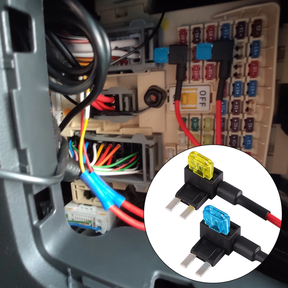 Juego de adaptadores TAP de fusibles para automóvil Add-a-circuit, mini hoja ATM APM 15 20 AMP al por mayor Foto 3 de 4