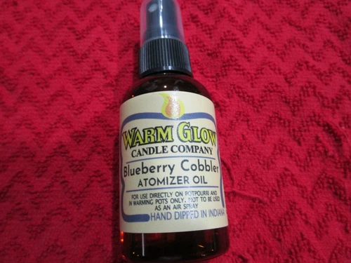 Warm Glow Candle Company BLUEBERRY COBBLER Atomizer Fragrance Spray Scent   
