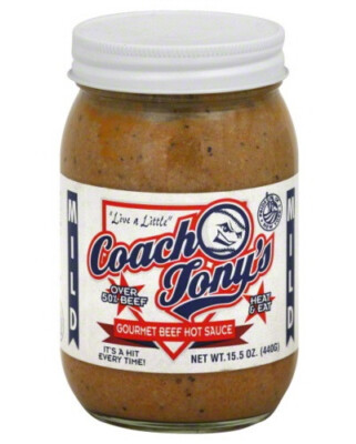 Coach Tony's Beef Hot Sauce