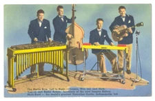 HARLIN BROS BAND & Kalina Multi-Kord HAWAIIAN GUITAR Indianapolis IN 1940s LINEN