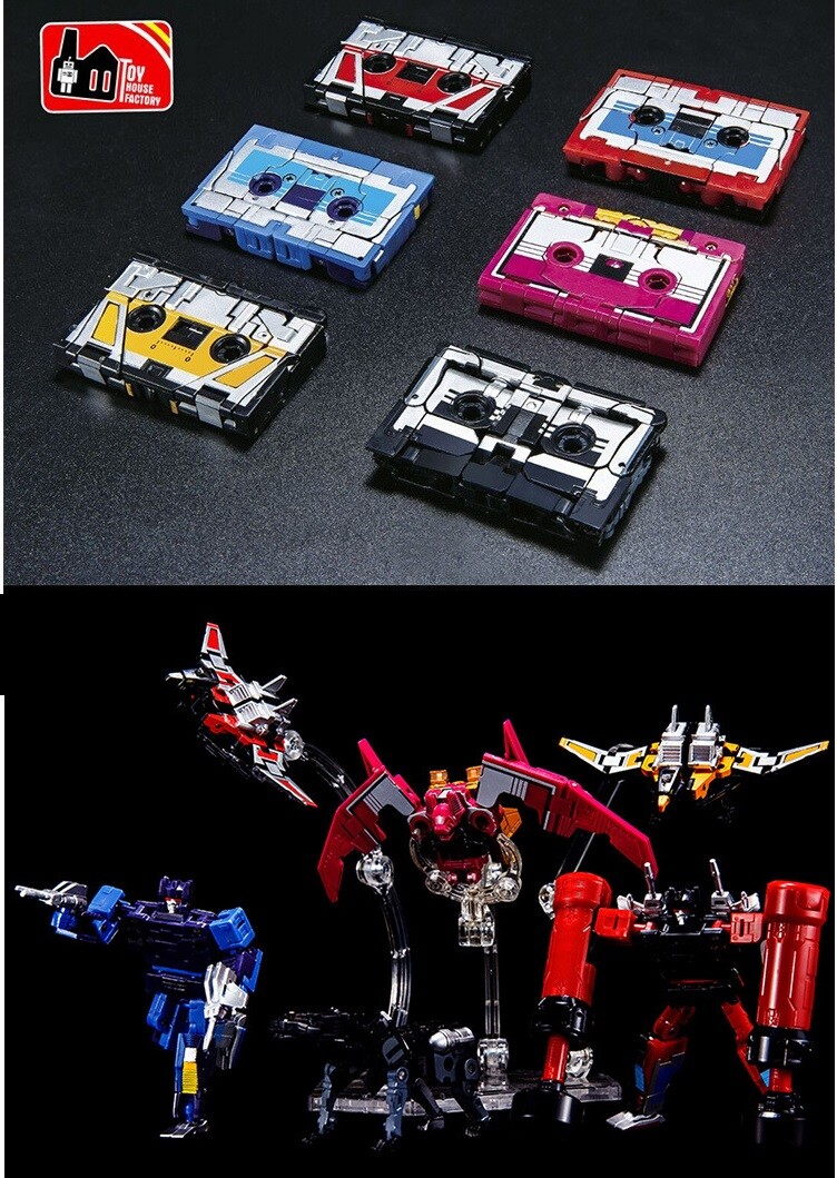 New THF-01P 6 Six Tape Cassette for Soundwave MP-13 Transformers