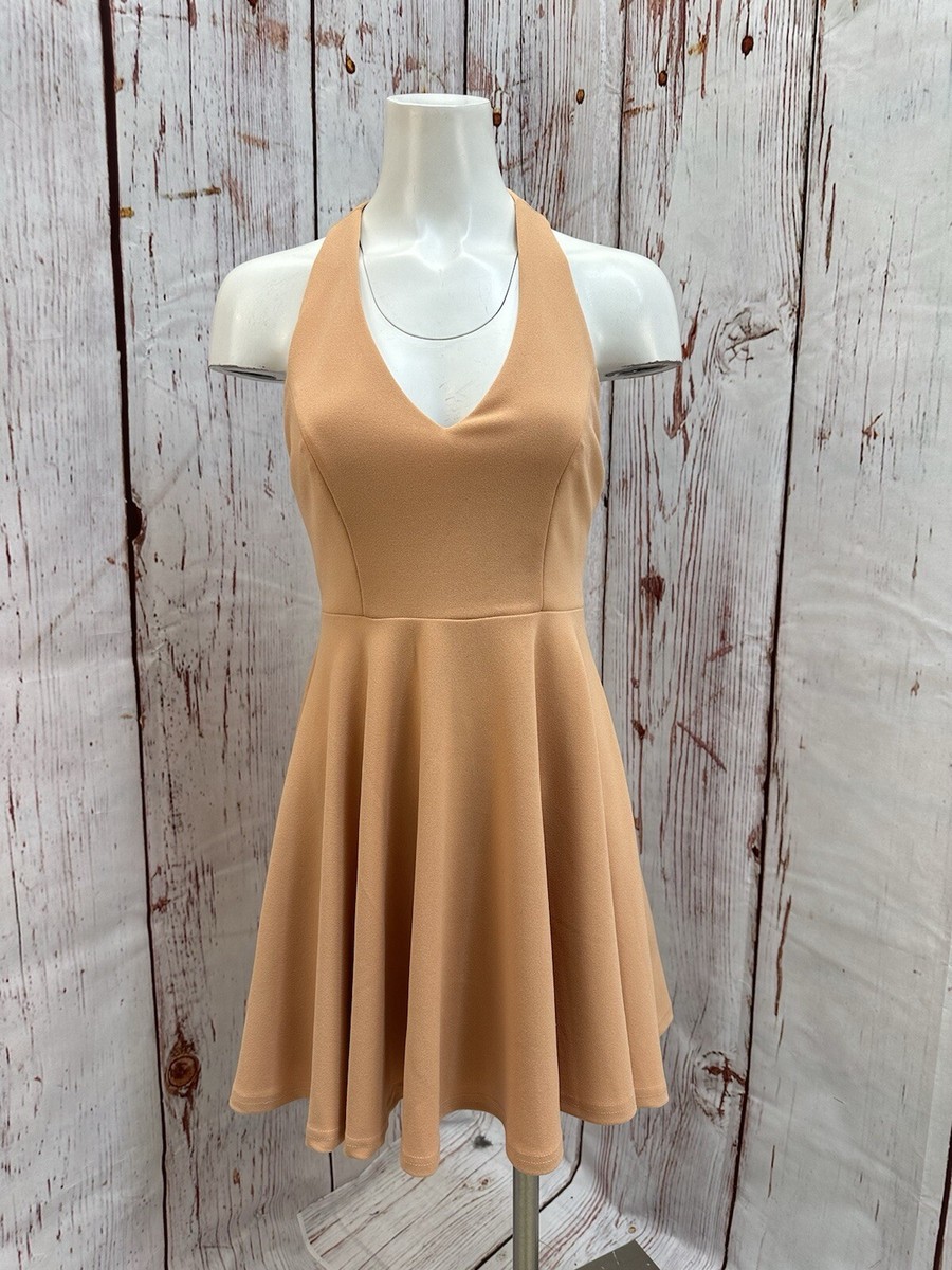 slim fit dress slacks Peach Mini Dress - All Dresses main image 0