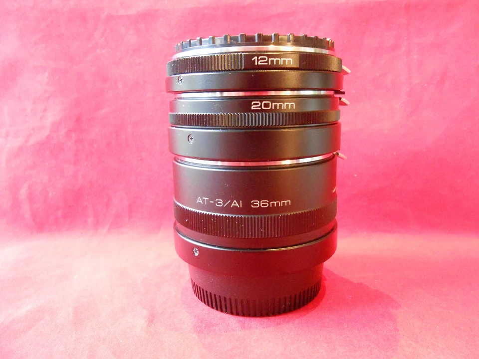 Vivitar Automatic Extension Tubes Automatic-Zwischenringe 12mm,20mm,AT-3/A 36mm - Bild 2 von 4