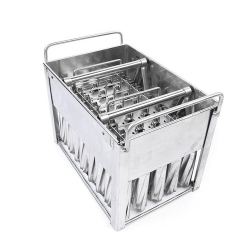 Commercial Ice Cream Stick Mold Stainless Steel 40 Pcs Spiral Popsicle Mold - 第 6/12 張圖片
