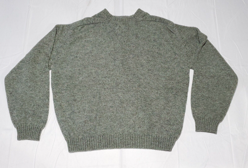 Pendleton Originals Sweater Large L Women's Green 100 Virgin Wool