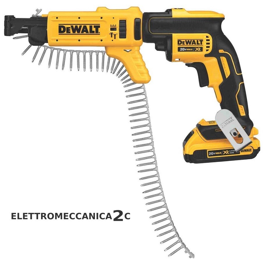 DEWALT DCF620D2K-QW avvitatore cartongesso 18v 2x2ah brushless caricatore viti