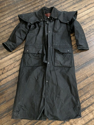 Outback Trail by Foxfire Medium Oilskin Waterproof Duster Long Coat